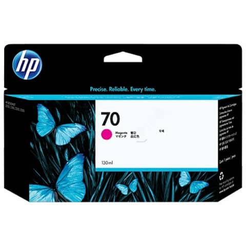 Cartuccia inkjet ink pigmentato 70 HP magenta C9453A